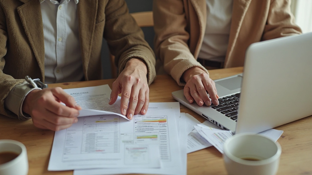 Пара планирует семейный бюджет вместе